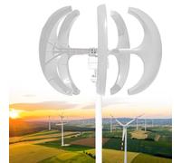 Kit de générateur d'éolienne Verticale à Haut rendement avec contrôleur pour système d'énergie Solaire Hybride, Aimant Permanent triphasé CA, idéal pour Les énergies renouvelables