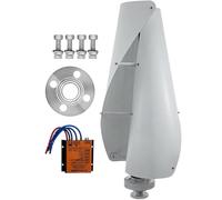 Kit de générateur d'éolienne Verticale Portable - Conception à hélice Maglev à 2 pales avec contrôleur de Charge pour Solutions d'alimentation Marines, domestiques et industrielles 12 V/24 V