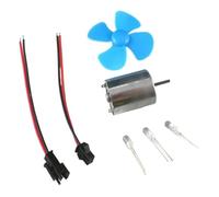 Kit de générateur éolien 12 V for turbine, hélice à quatre pales de 60 mm, dynamo 0-20 V CC, 200-6000 tr/min, for l'amélioration de l'énergie domestique.