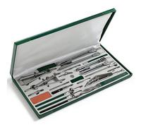 Kit de géométrie, outils de dessin professionnels pour la conception, la construction et la rédaction, comprend des instruments essentiels de fabrication de cercles