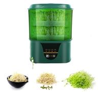 Kit de Germination de graines à 2 Couches, planteur de germes de soja, arrosage Automatique, contrôle Intelligent, contrôle de température PTC, Culture Hors-Sol, for germes de soja