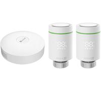 Kit de gestion chauffage central - EZVIZ - T55 - 2 têtes thermostatiques - Passerelle connectée