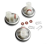 Kit de gestion de la pression de l'eau Régulateur à membrane 59504 71768 pour Siemens pour machine à café Nivona Résolution du système de remplissage Joints en plastique (3 pièces)