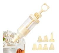 Kit de glaçage pour pâtisserie Crea m | Distributeur de décoration de dessert pour maison, restaurant, cuisine, appartement, fête, anniversaire, chocolat, biscuit