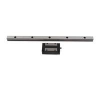 Kit de glissière à roulement linéaire pour rail de guidage linéaire, bloc en acier à roulement à billes à glissement à grande vitesse, guide de mouvement de précision pour (300mm)