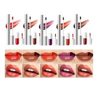 Kit de Gloss à Lèvres - 10 Rouges à Lèvres Teintés - Rouge à Anti-Dérapant, Kit de Maquillage pour Tenue Quotidienne Mariage Maison Transport Filles Femmes