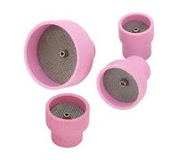 Kit de Gobelet TIG,Kit de Gobelet TIG en Céramique Solide de 4 Pièces Portable avec écran de Filtre en Alliage d'acier Inoxydable