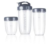 Kit De Gobelets Rechange 18/24/32 Oz Avec Couvercle Rabattable Et Maintien Au Frais, Compatible Les Mixeurs NutriBullet 600 W Pro 900