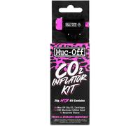 Kit de gonflage - Pneu de vélo MTB - Réparation - 2 cartouches - Tête - Manchon