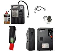 Kit de gonflement et réparation de pneus pour voiture, moto, scooter, vélo Quad compatible avec Kymco People S 200 Réparation des pneus portable d'urgence routière avec 1 flacon de 280 ml