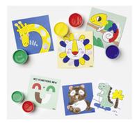 Kit de gouache aux doigts 'HAPPY SAFARI'