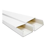 Kit de goulotte câbles, conduit, cache-câbles for angles, gaine, mural, auto-adhésif, for une utilisation dans les bureaux, salons, salles réunion (24 * 14)(39 * 19)