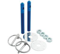 Kit de goupilles de capot en aluminium bleu 3/8"