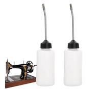 Kit de graisseur d'aiguille pour machine à coudre, 2 bouteilles, 120 ml, applicateur à buse longue de précision, distributeur de broderie, artisanat, entretien de lubrification industr