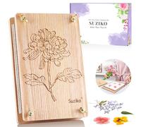 Kit de Grande Presse-fleurs Suziko - Kit de Préservation de Fleurs et de Plantes Mesurant 27,5x17,8 cm - Arts et Artisanat pour Adultes et Enfants - Excellent Cadeau