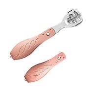 Kit de Grattoir à Pieds Pliable en Acier Inoxydable pour Pédicure | Contrôle Précis, Portable, Retire la Peau Morte, Finition Soignée, Détails Fins, Outil de Soin des Pieds