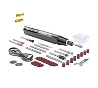 Kit de gravure 34 en 1 - Outil numérique LED - 6 vitesses modifiables - 16 000 sons - Rechargeable - Avant et arrière - Pour une utilisation flexible - Gravure artisanale