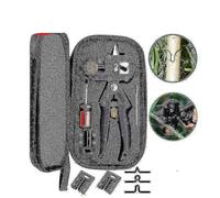 Kit de greffage professionnel pour arbres de jardin, couteau et sécateur - Outil de coupe en acier inoxydable pour une greffe facile