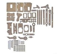 Kit de griffe de bras de robot en acrylique pour Arduino : 4 manipulateurs DOF, assemblage électronique à faire soi-même, projet éducatif vapeur, main de robot programmable pour adolescents