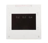 Kit de grille de diffraction 50 x 50 mm en plastique pour expériences de physique, espace unique 0,05-0,2 mm, double fente, panneau perforé et grille 20-60 lignes/mm, kit de démonstration optique pour