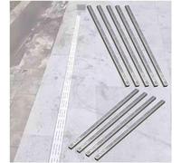 Kit de grille de drainage pour canaux - Système de gouttière mince pour patio, allée, cour et cour - Solution durable de gestion de l'eau pour un drainage efficace
