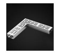 Kit de grille de drainage pour une gestion efficace de l'eau dans les douches, les patios et les sols extérieurs, fabriqué en acier inoxydable