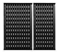 Kit de grilles infrarouges de rechange pour Charbroil Performance 2 brûleurs 463655421 463630021 463655021 Pièces de gril, plaques émettrices en acier porcelaine de 43,2 cm pour Char-broil G327-1100
