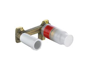 Kit de gros œuvre Kludi pour mitigeur monocommande mural à deux trous pour lavabo à encastrer, 38242,