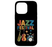 Kit de Grosse Caisse pour Saxophone rétro Jazz Festival Coque pour iPhone 14 Pro Max
