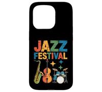 Kit de Grosse Caisse pour Saxophone rétro Jazz Festival Coque pour iPhone 15 Pro