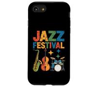 Kit de Grosse Caisse pour Saxophone rétro Jazz Festival Coque pour iPhone SE (2020) / 7/8