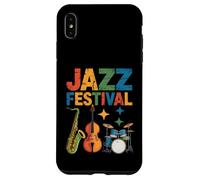 Kit de Grosse Caisse pour Saxophone rétro Jazz Festival Coque pour iPhone XS Max