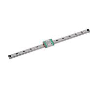 Kit de Guidage de Rail Linéaire de Mise à Niveau, Kit de Mise à Niveau de Rail D'axes X pour Imprimante 3D, Guide de Rail de Mouvement Linéaire en Acier Inoxydable avec Bloc Coulissant, pour Ender 3