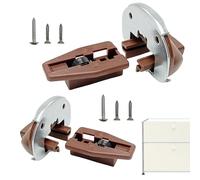 Kit de guidage de tiroir - Pièces de rechange pour tiroirs de meubles - Pièce de rechange pour glissières de tiroir montées au centre et encastrables