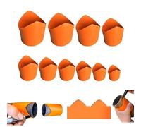 Kit de guide de coupe de précision pour tuyau, selle, pour plomberie, soudage, CVC - Outil précis de contour d'arc avec plusieurs tailles de marquages (20 à 200 mm)
