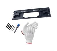 Kit de guide de perçage de charnière de porte pour un positionnement précis | 4 kits à code couleur pour une utilisation immédiate des guides de placement des forets poignée ergonomique design convivial