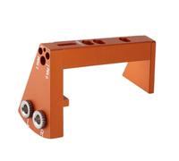 Kit de guide de perçage de glissière de tiroir sous plan pour Blum Tandem | Comprend un guide d'angle en alliage d'aluminium, des forets à pointe bradée de 6 mm et 2,5 mm, des colliers d'arrêt