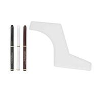 Kit de guide pour crayon de coiffage barbe homme 4 pièces stylo de remplissage de barbe imperméable longue durée