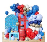 Kit de Guirlande d'Arche Spider Ballons Anniversaire Spider Décorations Fournitures de Fête Thème