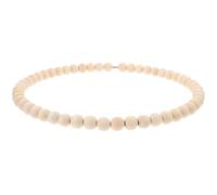 Kit de Guirlande de Perles en Bois, Anneaux Métalliques Ronds | Teinte Kaki, Style Attrape-rêves, Usage Maison et Projets Créatifs, pour Halloween et Noël