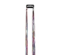 Kit de guirlande paillettes dorées en soie for cheveux, 50 cm, for coiffes femmes, accessoires d'extensions fil brillant pailleté (rouge)(Clear)