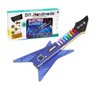 Kit de guitare à monter soi-même - Jeu de puzzle pour instruments, kit modèle musical, pièces d'assemblage incluses | Activités de construction d'apprentissage éducatif, projet de construction de