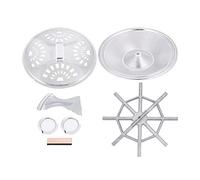 Kit de Guitare à Résonateur Comprend un Cordier Soundhole Screen Spider Bridge Resonator Cone Saddle pour Guitare à Résonateur