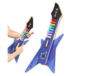 Kit de Guitare Électrique à Assembler Soi-Même - Modèle Puzzle d'Instrument de Musique,Kit DIY Complet Pour Construire Sa Guitare - pour Garçons Filles Cadeau d'Anniversaire Noël Fête Remplissage de C