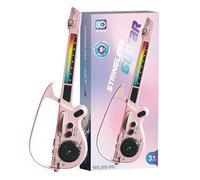 Kit de Guitare Électrique - Jouets Éducatifs D'Instruments De Musique sans Fil,Guitare Karaoké Rechargeable Jouets - pour Garçons Filles Jeunes Adolescents Voyage Maison École Anniversaire Noël