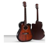 Kit De Guitare En Bois For Débutant, 41 Pouces, 6 Cordes En Acier, Avec Étui De Guitare, Sangle, Accordeur, Piano De Voyage Portable, 3 Couleurs(C)