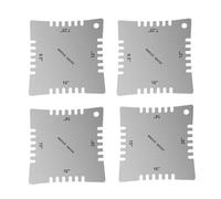 Kit de guitare Luthier - Jauges de rayon crantées pour guitare électrique et acoustique - Jauges d'action pour guitare électrique - Outil de luthier