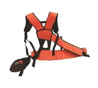 Kit de harnais complet avec sangle d'épaule pour débroussailleuse, mangeurs, tronçonneuses, design ergonomique à double épaule avec toile en nylon rembourrée, ajustement réglable pour homme et femme