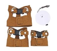 Kit de harnais de dragon barbu et de corde de traction, harnais de reptiles et ensemble de laisse - Corde de traction en lézard confortable - Huissiers de fournitures pour animaux de compagnie à ajust