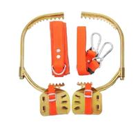 Kit de harnais de pointes d'escalade d'arbre, équipement de monteur de lignes en acier au manganèse for l'observation de l'exploitation forestière(40cm)